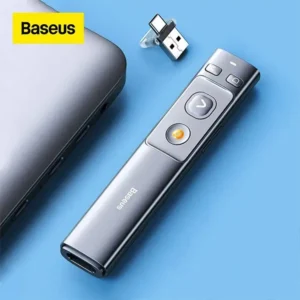 Baseus Rechargeable Orange Dot Wireless Presenter (Green Laser)