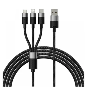 Baseus StarSpeed 3.5A 3-in-1 Fast Charging Data Cable 1.2 Meter