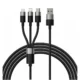Baseus StarSpeed 3.5A 3-in-1 Fast Charging Data Cable 1.2 Meter