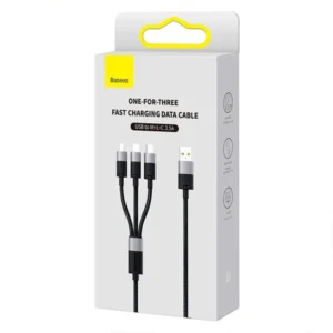 Baseus StarSpeed 3.5A 3-in-1 Fast Charging Data Cable 1.2 Meter