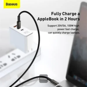 Baseus Tungsten Gold 100W USB to Type-C Fast Charging Data Cable