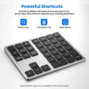 COTECi 35-Key Mini Wireless Bluetooth Numeric Keypad (OF-031)
