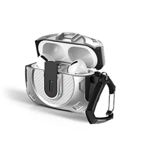 Coteci Airpods 4 Battle Armor Carbon Fiber Print Case