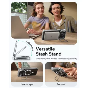 ESR iPhone 17 Pro / iPhone 17 Pro Max Classic Hybrid Magnetic Case (Camera Control, Stash Stand)