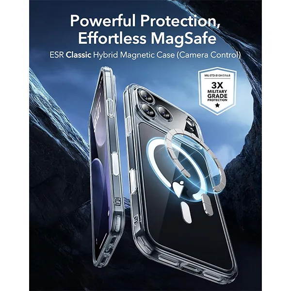 ESR iPhone 17 Pro | iPhone 17 Pro Max Hybrid Magnetic Case