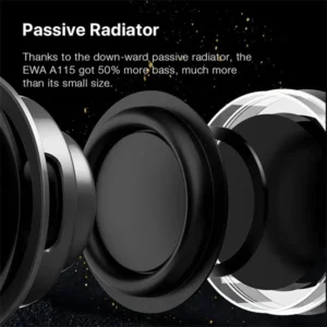 EWA A115 HiFi TWS Portable Metal Wireless Speaker 6000mAh