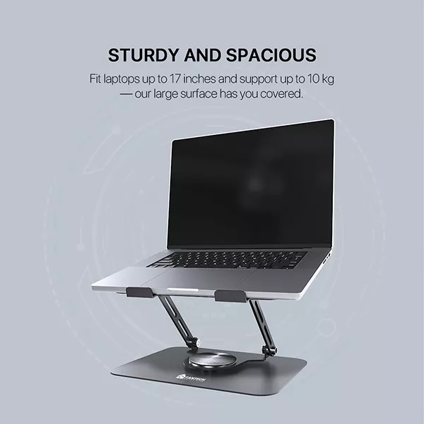 FANTECH NS10 Laptop Stand — rotating base mechanism detail