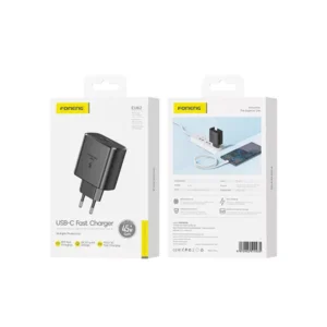 FONENG EU62 45W PD GaN USB-C Wall Charger With Type-C Cable