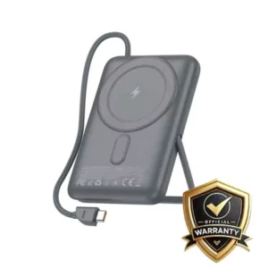FONENG PX119 10000mAh 22.5W Magnetic Wireless Power Bank with Built-in Cable & Stand