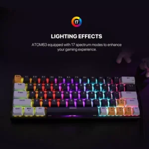 Fantech MK874 V2 Atom 63 Hot swappable Mechanical Keyboard - Image 5
