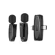 Hoco L15 Type C & Lightning Dual Mic Lavalier Wireless Microphone