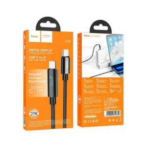 Hoco U125 27W PD Digital Display Type-C to Lightning Cable
