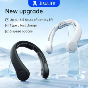 JISULIFE FA14x 5000mah Portable Neck Fan Life4