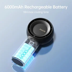 JISULIFE Life 5 Plus (FA43) 6000mAh Portable Handheld Turbo Fan