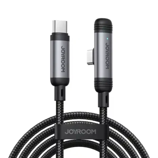 JOYROOM S-A56 EnjoyX Series 60W Type-C to Type-C 90 Degree Fast Charging Data Cable 1.2M