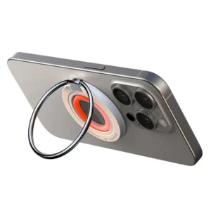 Furthermore, it includes a metal ring, making it universally compatible with smartphones ranging from 4.7 to 7.0 inches. Especially ideal for iPhone 12/13/14/15 series with magnetic cases, other phones and non-magnetic cases can also use it with the included magnetic ring.