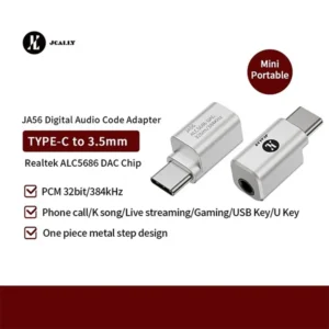 Jcally JA56 ALC5686 Type-C to 3.5mm DAC Dongle