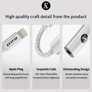 Jcally JM7L Lightning to 3.5mm DAC Dongle - Image 3