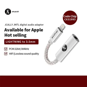 Jcally JM7L Lightning to 3.5mm DAC Dongle