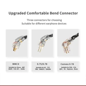 Jcally TC08 Pro 8 Core Type-C Earphone Upgrade Cable with Mic