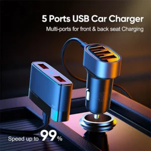 Joyroom JR-CL03 Multi 5 Ports USB Car Charger