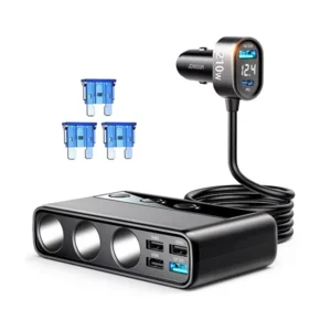 Joyroom JR-CL06 210W 9-in-1 Cigarette Lighter Car Charger Adapter