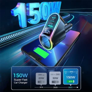 Joyroom JR-CL21 150W 4-in-1 Car Charger