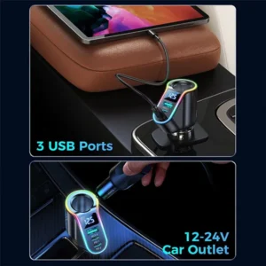 Joyroom JR-CL21 150W 4-in-1 Car Charger