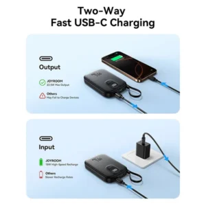 Joyroom JR-PBF17 22.5W 10000mAh Powerbank Built-in Type-C Cable