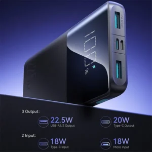 Joyroom JR-QP191 10000mAh 22.5W Fast Charging Power Bank