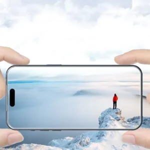 KUZOOM iPhone 17 Pro - 17 Pro Max 3D Large Curved EDGE Glass Film