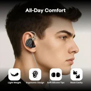 KZ ZSN PRO X Dual Driver Hybrid Metal Earphones