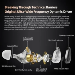KZ x Angelears Libra Ultra-Wide Frequency Dynamic In-Ear Monitor
