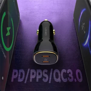 LDNIO C104 60W Dual PD Super Fast Car Charger - Image 4