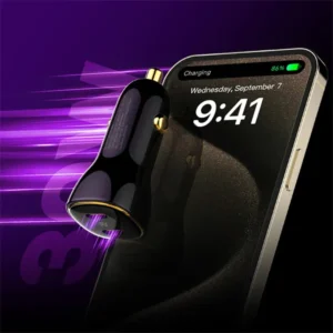 LDNIO C104 60W Dual PD Super Fast Car Charger - Image 5