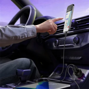 LDNIO C104 60W Dual PD Super Fast Car Charger - Image 6