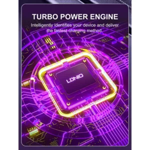 LDNIO C107 30W Wired Type-C OR Lightning Ultra Fast Car Charger - Image 4