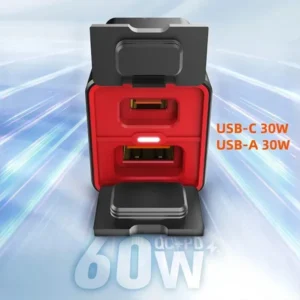 LDNIO C108 60W Fast Charging Motorcycle Charger