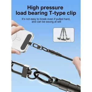 LDNIO LC22C 65W Fast Charging Nylon Lanyard Type-C Data Cable 1.2M