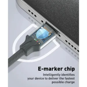 LDNIO LC441C 100W High Power E-marker Chip Type-C to Type-C Fast Charging Data Cable