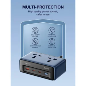LDNIO SC1 45W Universal Socket Desktop Power Strip Adapter - Image 7