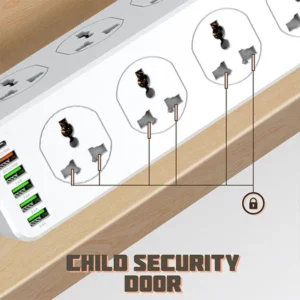 LDNIO SC10610 10 Sockets with PD and QC3.0 USB Port Power Strips