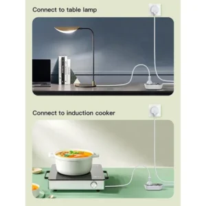 LDNIO SC2018 2 AC Outlet Universal Extension Power Socket
