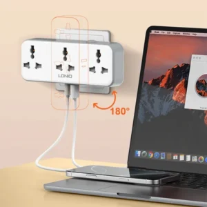 LDNIO SC3317 3 AC Outlets Portable Extension Power Socket