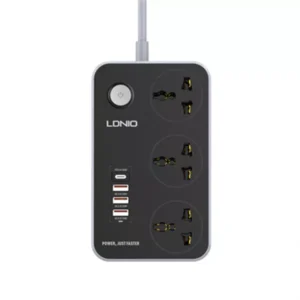 LDNIO SC3412 38W PD20W 3 Socket Outlets Power Strip