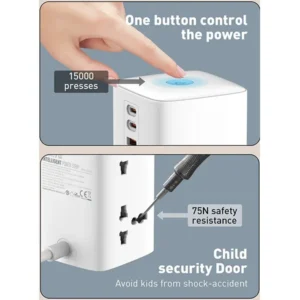 LDNIO SC4383 70W PD Multifunctional Universal Desktop Power Adapter