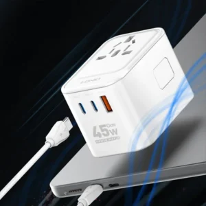 LDNIO Z8 45W 3 USB Ports GaN Travel Adapter - Image 5