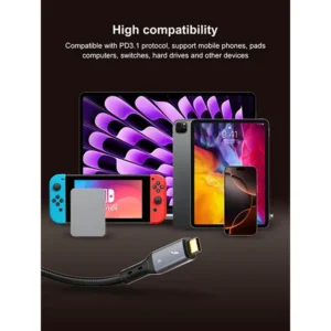 Ldnio TC11C 240W USB4.0 Fast Charging Data Cable