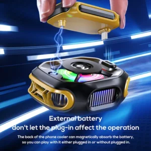 MEMO CX12 Mobile Phone Cooler Radiator with Digital Display and Battery - Image 8