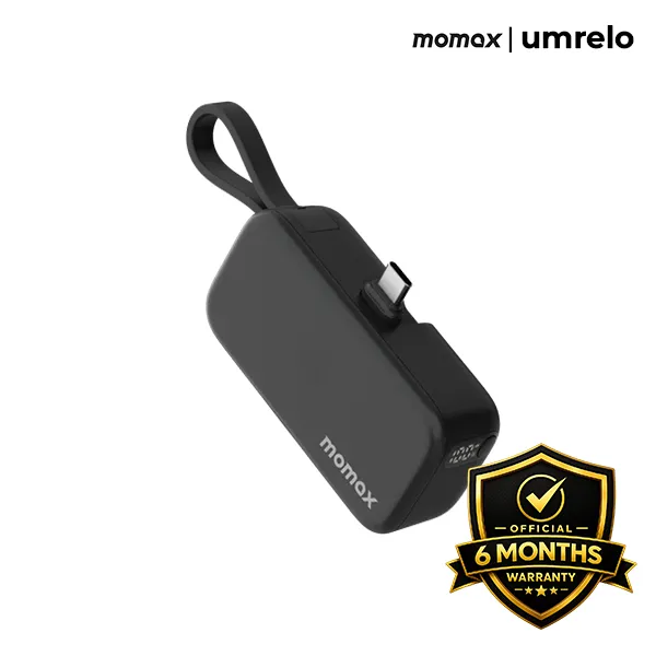 MOMAX 1-Power Mini 3-in-1 5000mAh Power Bank (Type-C) (5) MOMAX 1-Power Mini 3-in-1 5000mAh Power Bank (Type-C)